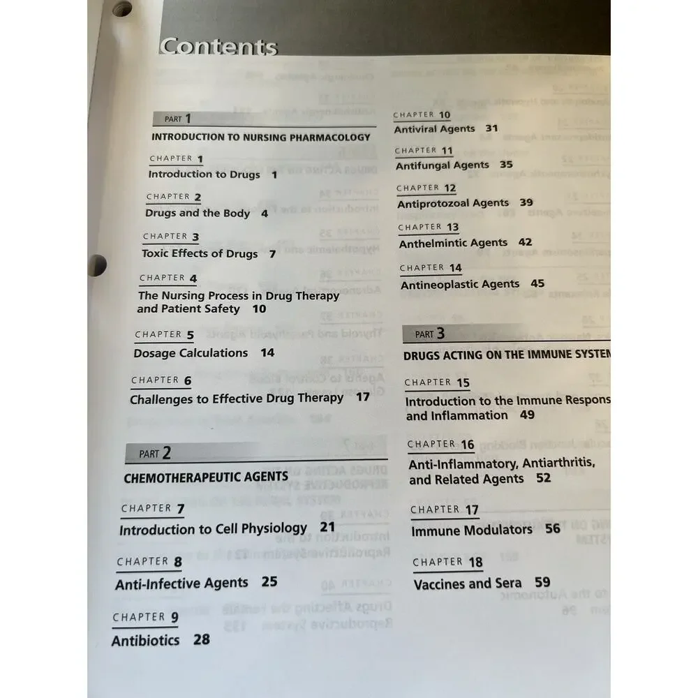Focus On Nursing Pharmacology Study Guide